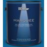 BEHR MARQUEE 1 gal. #MQ4-58 Mondrian Blue One-Coat Hide Satin Enamel Interior Paint & Primer