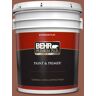 BEHR PREMIUM PLUS 5 gal. #200F-6 Sequoia Grove Flat Exterior Paint & Primer