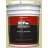 BEHR PREMIUM PLUS 5 gal. #400D-4 Corn Husk Green Flat Exterior Paint & Primer