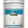 BEHR PREMIUM PLUS 5 gal. #MQ2-37 Eiffel For You Satin Enamel Low Odor Interior Paint & Primer