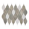 Daltile Crescent Peak Gray 10 in. x 13 in. Natural Stone Mosaic Tile (6.8 sq. ft./Case)