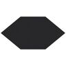 Merola Tile Textile Basic Kayak Black 6-1/2 in. x 12-1/2 in. Porcelain Floor and Wall Tile (8.4 sq. ft./Case)