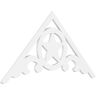 Ekena Millwork Pitch Austin 1 in. x 60 in. x 32.5 in. (12/12) Architectural Grade PVC Gable Pediment Moulding