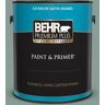 BEHR PREMIUM PLUS 1 gal. #490F-5 Cloud Burst Satin Enamel Exterior Paint & Primer