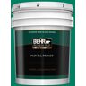 BEHR PREMIUM PLUS 5 gal. #480B-6 Treasure Isle Semi-Gloss Enamel Exterior Paint & Primer