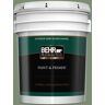 BEHR PREMIUM PLUS 5 gal. #PPU11-02 Shallot Bulb Semi-Gloss Enamel Exterior Paint & Primer