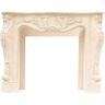 Historic Mantels Designer Series Louis XIII 47 in. x 53 in. Cast Stone Mantel