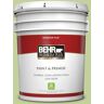 BEHR PREMIUM PLUS 5 gal. #P370-4 Cricket Field Flat Low Odor Interior Paint & Primer