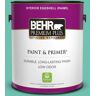 BEHR PREMIUM PLUS 1 gal. #P440-4 March Aquamarine Eggshell Enamel Low Odor Interior Paint & Primer