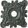 Ekena Millwork 1-1/2" x 18" x 18" Polyurethane Crawley Ceiling Medallion, Athenian Green Crackle