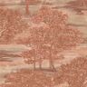 Tempaper Forest Toile Ember Red Removable Peel and Stick Vinyl Wallpaper, 28 sq. ft.