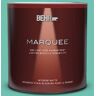 BEHR MARQUEE 1 Qt. #P440-4 March Aquamarine One-Coat Hide Matte Interior Paint & Primer