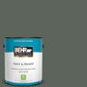 BEHR PREMIUM PLUS 1 gal. #PPF-45 Woodland Moss Satin Enamel Low Odor Interior Paint & Primer