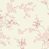 Laura Ashley Oriental Blossom Blush Unpasted Removable Strippable Wallpaper