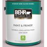 BEHR PREMIUM PLUS 1 gal. #100E-3 Pastel Violet Semi-Gloss Enamel Low Odor Interior Paint & Primer