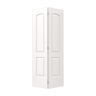 JELD-WEN 36 in. x 80 in. Continental White Painted Smooth Molded Composite Closet Bi-Fold Door