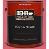 BEHR PREMIUM PLUS 1 gal. #P150-5 Kiss and Tell Flat Exterior Paint & Primer