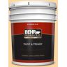 BEHR PREMIUM PLUS 5 gal. #QE-19 September Sun Flat Exterior Paint & Primer