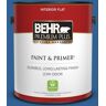 BEHR PREMIUM PLUS 1 gal. #S-G-580 Running Water Flat Low Odor Interior Paint & Primer