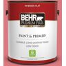 BEHR PREMIUM PLUS 1 gal. #P160-4 Juicy Details Flat Low Odor Interior Paint & Primer