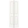 JELD-WEN 24 in. x 80 in. Cambridge White Painted Smooth Molded Composite Closet Bi-fold Door