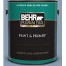 BEHR PREMIUM PLUS 1 gal. #S520-4 Private Jet Semi-Gloss Enamel Exterior Paint & Primer