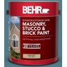 BEHR 1 gal. #MS-74 Logan Lake Satin Interior/Exterior Masonry, Stucco and Brick Paint