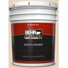 BEHR PREMIUM PLUS 5 gal. #ICC-21 Baked Scone Flat Exterior Paint & Primer