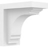 Ekena Millwork 5 in. x 9 in. x 9 in. Standard Warren Unfinished Architectural Grade PVC Bracket