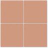 Villa Lagoon Tile Solid Square Terracotta / Matte 8 in. x 8 in. Cement Handmade Floor and Wall Tile (Box of 8 / 3.45 sq. ft.)