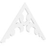 Ekena Millwork Pitch Vienna 1 in. x 60 in. x 37.5 in. (14/12) Architectural Grade PVC Gable Pediment Moulding