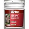 BEHR 5 gal. #HDC-AC-19 Grant Gray Flat Masonry, Stucco and Brick Interior/Exterior Paint