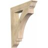 Ekena Millwork 6 in. x 40 in. x 36 in. Douglas Fir Imperial Traditional Rough Sawn Bracket