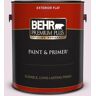 BEHR PREMIUM PLUS 1 gal. #680C-2 Wing Flutter Flat Exterior Paint & Primer