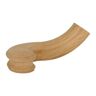 EVERMARK Stair Parts 7745 Unfinished Red Oak Right-Hand Turn-Out Handrail Fitting