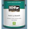 BEHR PREMIUM PLUS 1 gal. #PMD-14 Yacht Harbor Semi-Gloss Enamel Low Odor Interior Paint & Primer