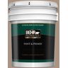 BEHR PREMIUM PLUS 5 gal. #T17-11 Silent Sands Semi-Gloss Enamel Exterior Paint & Primer