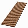 Ejoy 94 in. x 23.6 in x 0.8 in. Acoustic Vinyl Wall Cladding Siding Board in Warm Light Oak Color (Set of 1 piece)