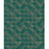 York Wallcoverings Teal and Gold Mermaid Scales Paper Unpasted Matte Wallpaper (21 in. x 33 ft.)