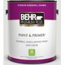 BEHR PREMIUM PLUS 1 gal. #BL-W13 Silver Polish Eggshell Enamel Low Odor Interior Paint & Primer