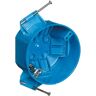 Carlon Polycarbonate Blue 20 cu. in. Round New Work Ceiling Electrical Box (Case of 75)