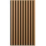 Ekena Millwork AcousticPro 1 in. x 1 ft. x 8 ft. Noise Cancelling Traditional MDF Sound Absorbing Panel in Honey Maple (2-Pack)