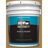 BEHR PREMIUM PLUS 5 gal. #340F-7 Woven Basket Satin Enamel Exterior Paint & Primer