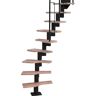 Dolle Graz 23 in. Black Modular 12 Tread Stair Kit