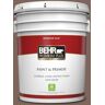 BEHR PREMIUM PLUS 5 gal. #BNC-23 Almond Truffle Flat Low Odor Interior Paint & Primer