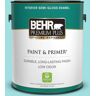 BEHR PREMIUM PLUS 1 gal. #CE-02 Mermaid Tears Semi-Gloss Enamel Low Odor Interior Paint & Primer