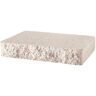 Pavestone 2 in. x 12 in. x 8 in. Limestone Concrete Retaining Wall Cap (120-Piece/119 sq. ft./Pallet)