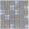 Merola Tile Classico 2 in. Square Mix 11-3/4 in. x 11-3/4 in. Porcelain Mosaic Tile (9.8 sq. ft./Case)