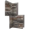 GenStone Stacked Stone Kenai 24 in. x 12 in. Faux Stone Siding Inside Corner Panel