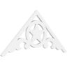 Ekena Millwork 1 in. x 48 in. x 22 in. (11/12) Pitch Austin Gable Pediment Architectural Grade PVC Moulding